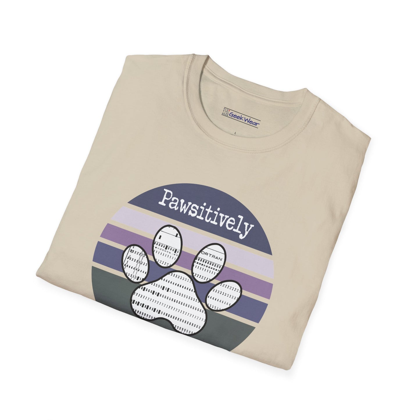GeekWear Cat Pawsitively Retro T-Shirt