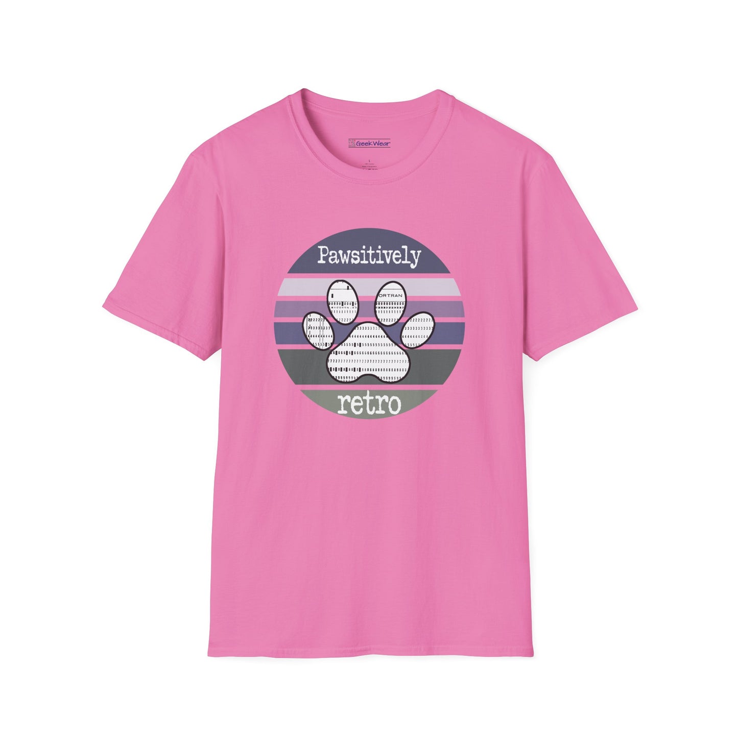 GeekWear Cat Pawsitively Retro T-Shirt