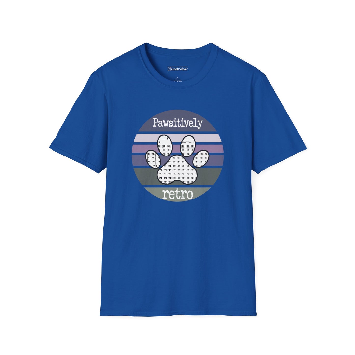 GeekWear Cat Pawsitively Retro T-Shirt