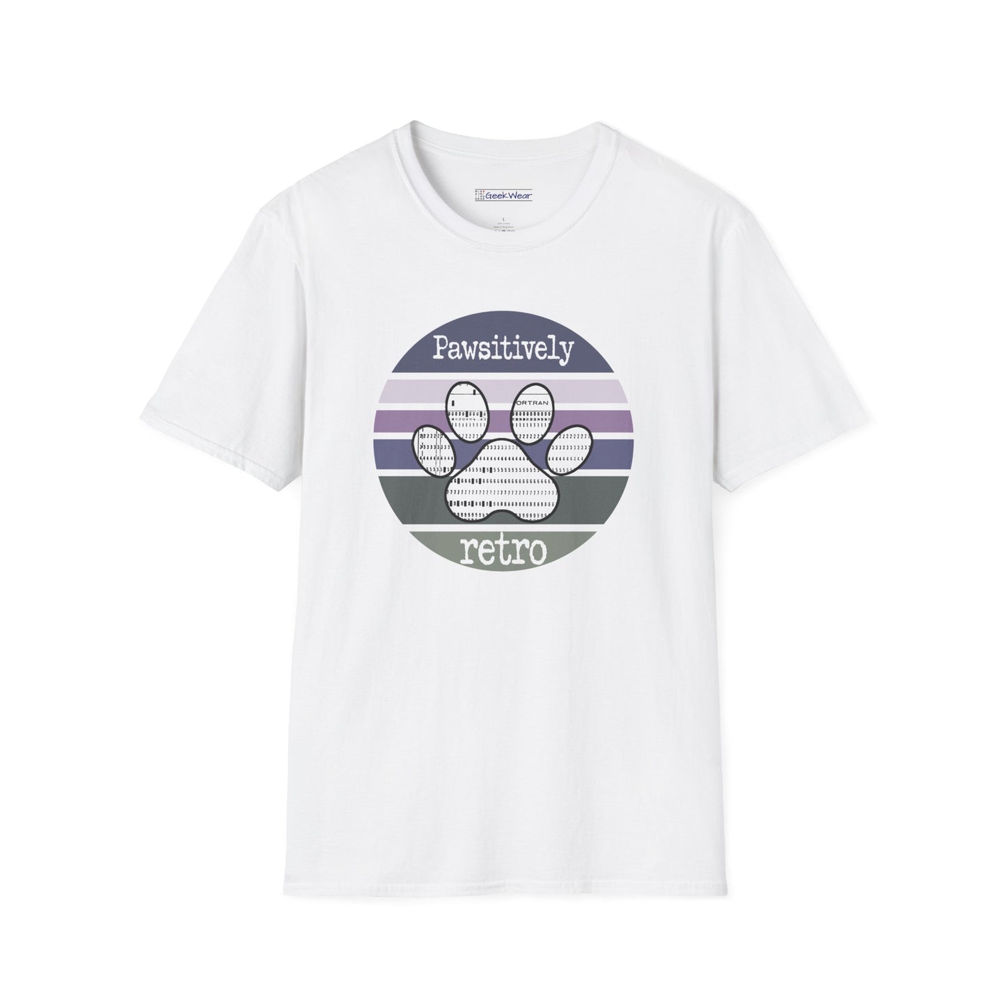 GeekWear Cat Pawsitively Retro T-Shirt