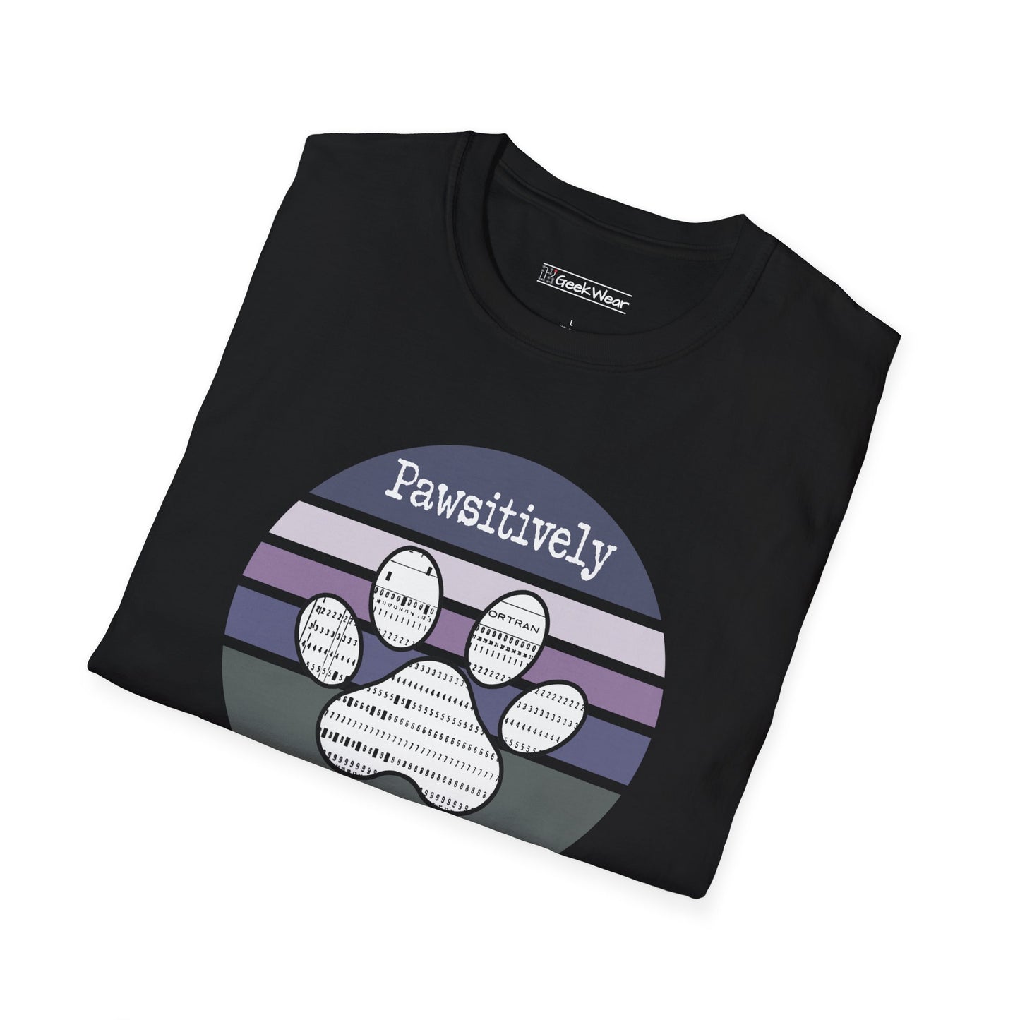 GeekWear Cat Pawsitively Retro T-Shirt