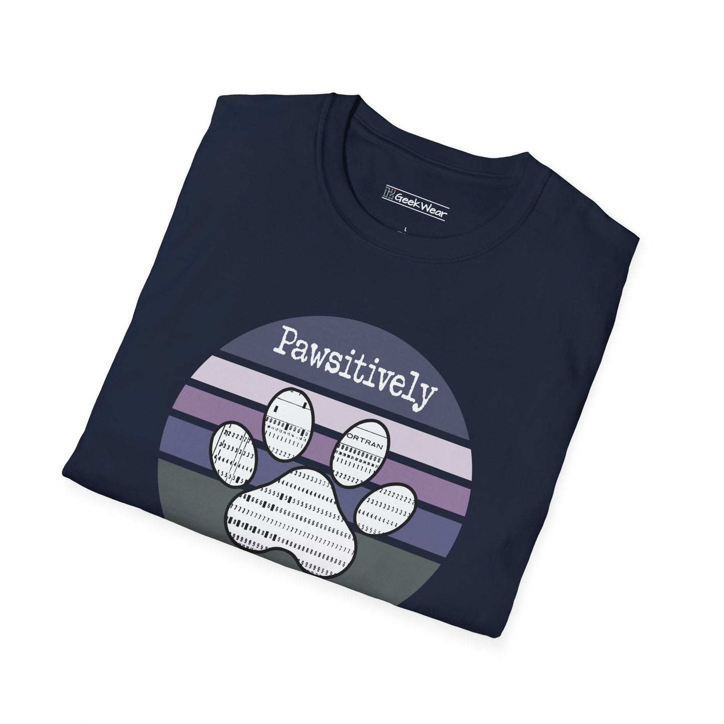 GeekWear Cat Pawsitively Retro T-Shirt