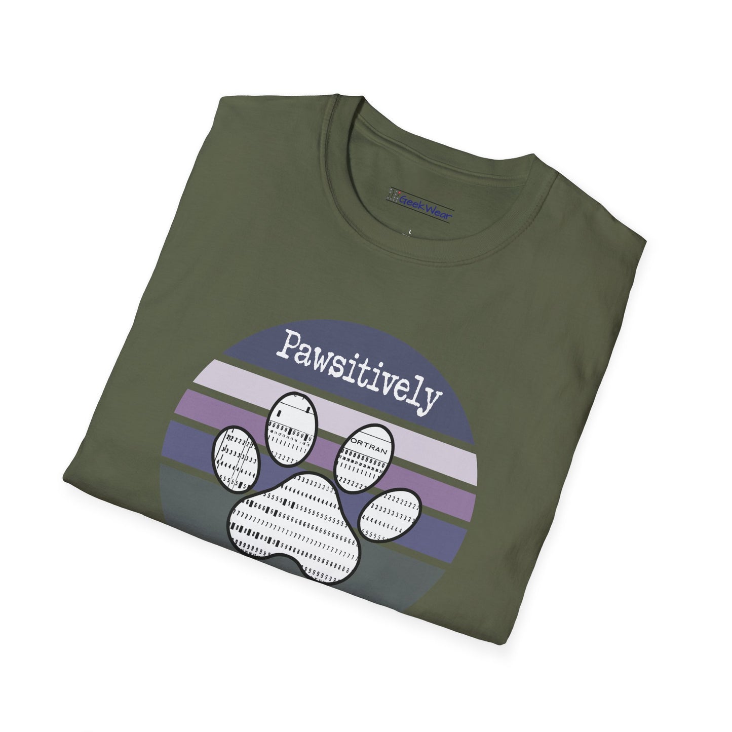 GeekWear Cat Pawsitively Retro T-Shirt