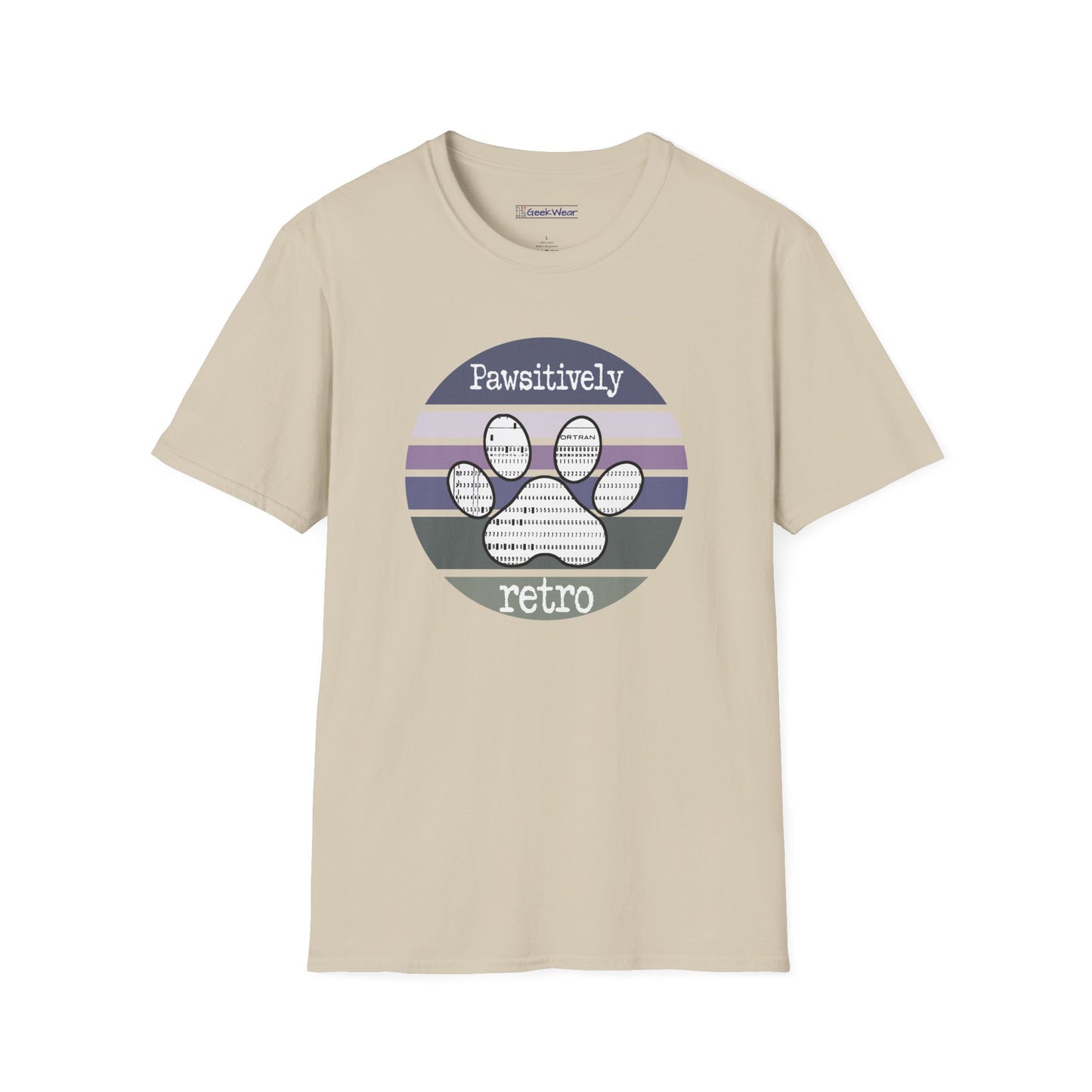 GeekWear Cat Pawsitively Retro T-Shirt