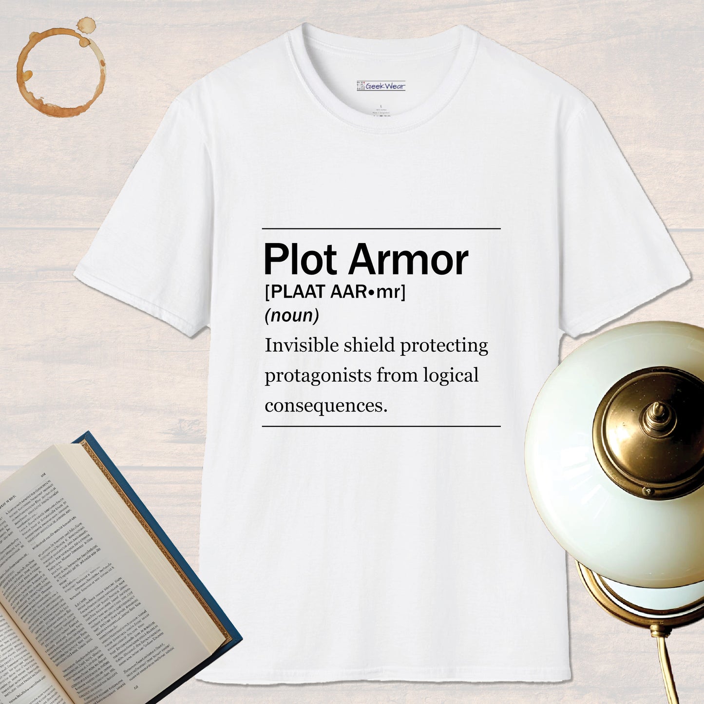 GeekWear Definitions Plot Armor T-Shirt