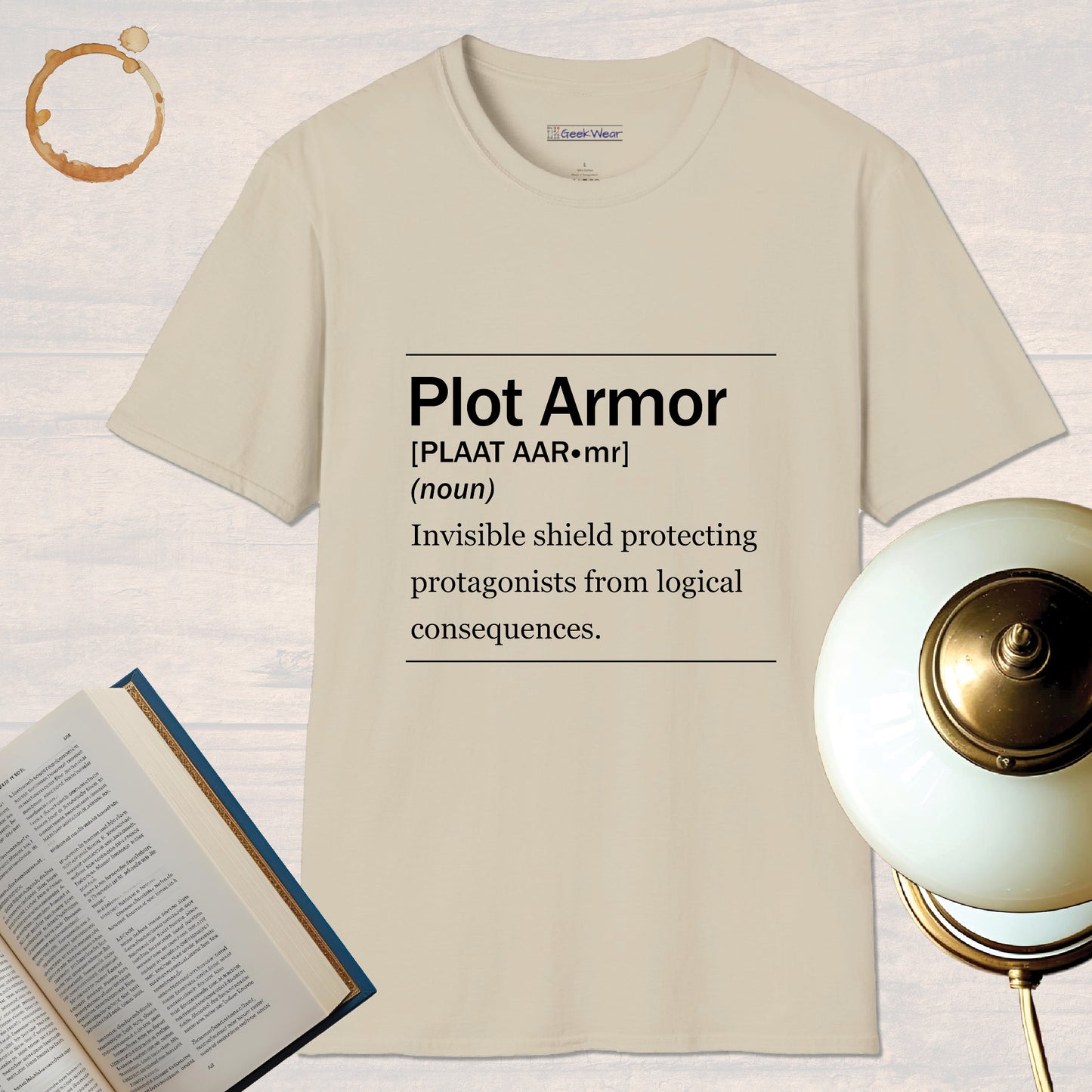 GeekWear Definitions Plot Armor T-Shirt