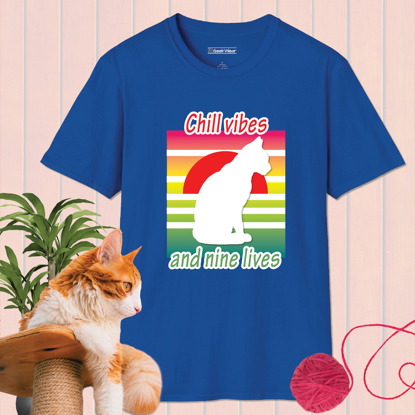 GeekWear Cat Chill T-Shirt
