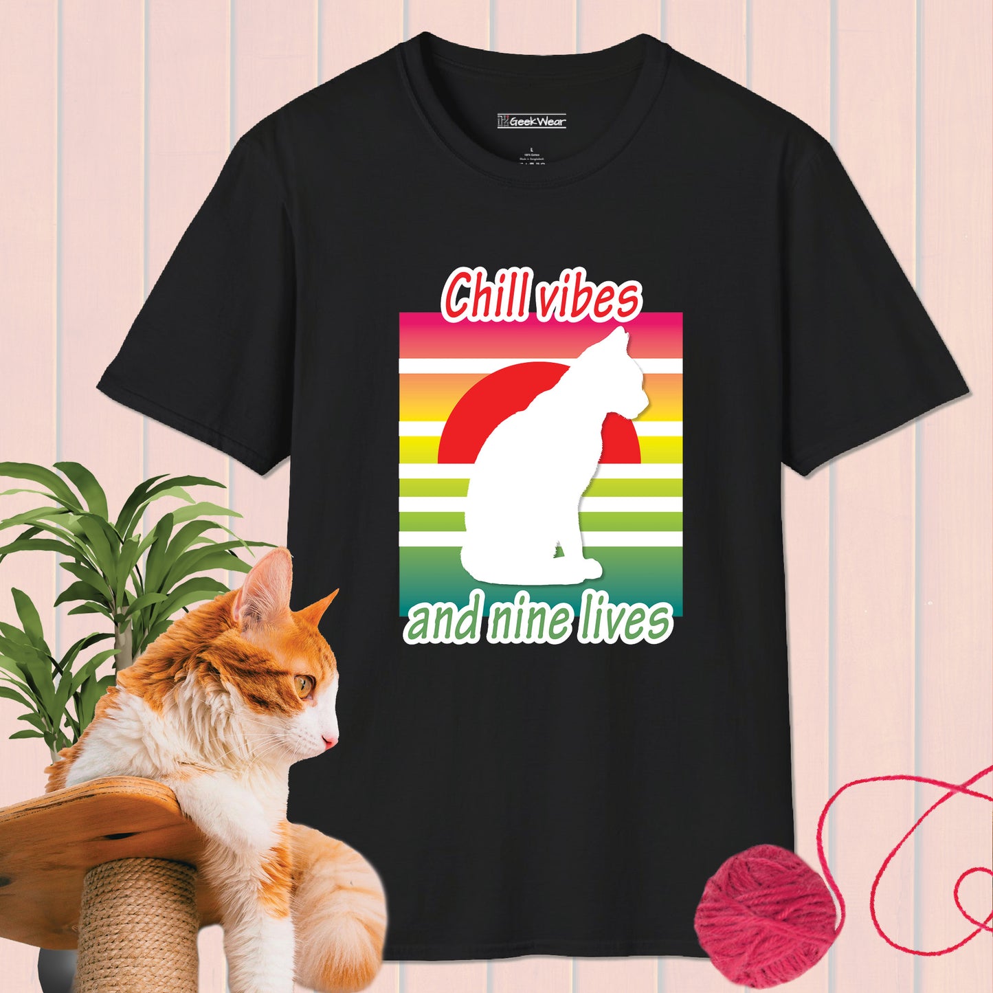 GeekWear Cat Chill T-Shirt