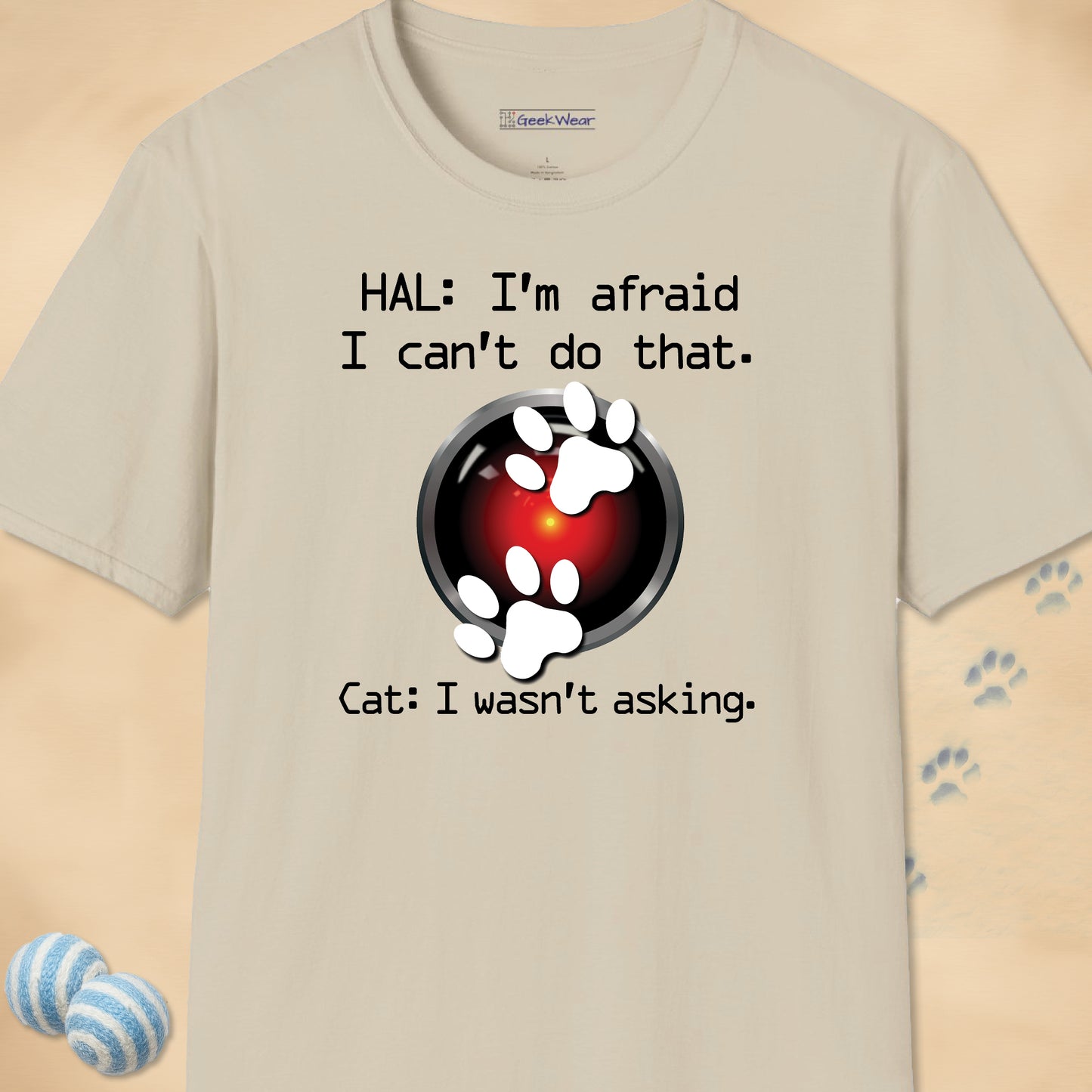 GeekWear Cat v HAL T-Shirt