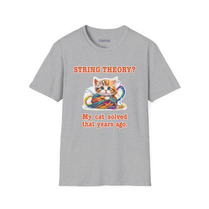 GeekWear Cat String Theory T-Shirt