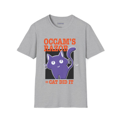 GeekWear Cat Occam's Razor T-Shirt