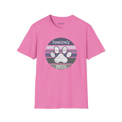 GeekWear Cat Pawsitively Retro T-Shirt