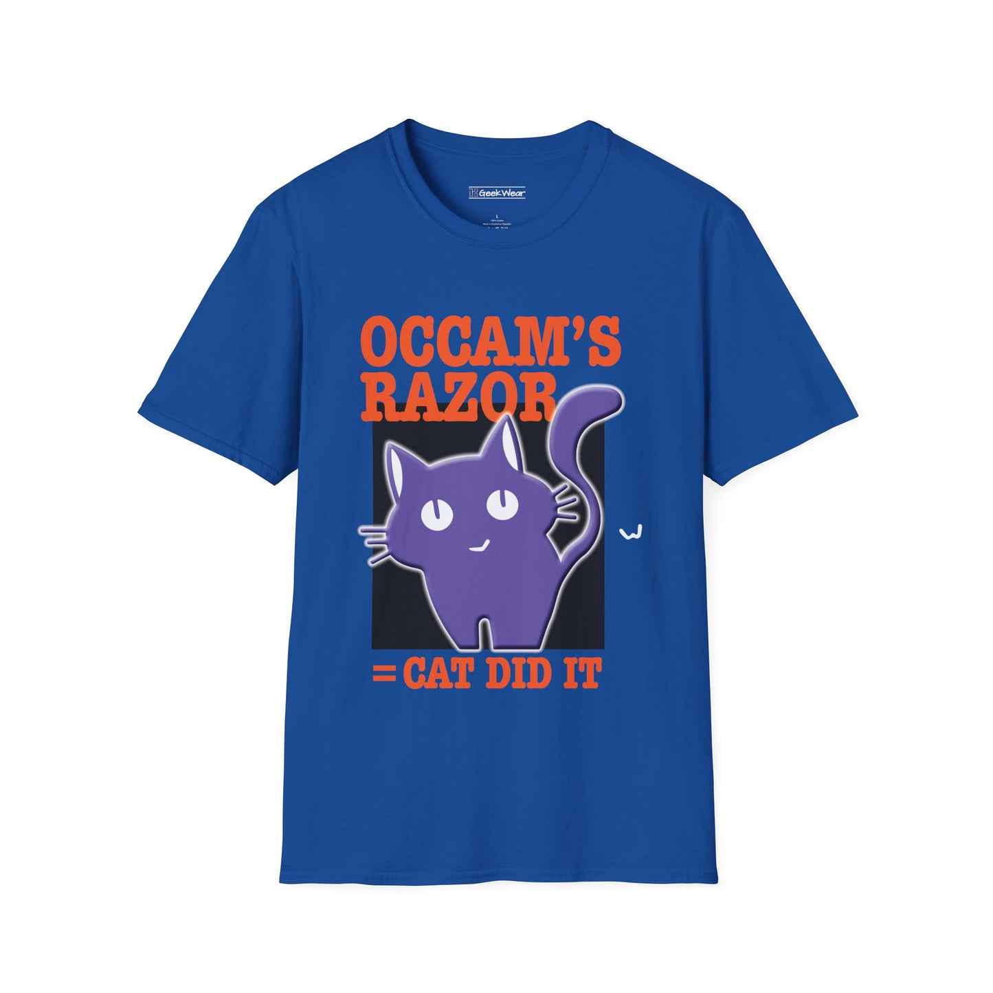 GeekWear Cat Occam's Razor T-Shirt