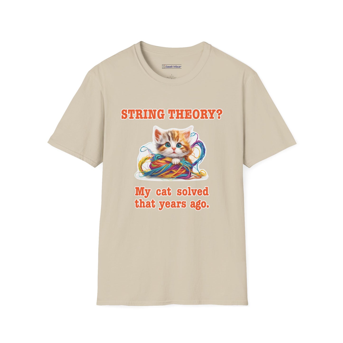 GeekWear Cat String Theory T-Shirt