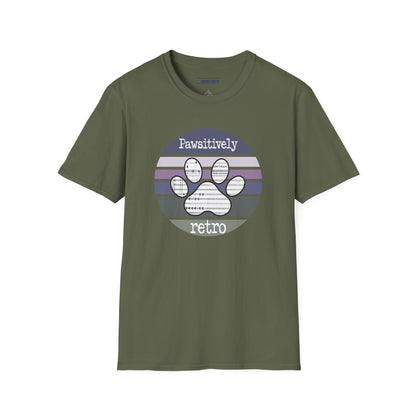 GeekWear Cat Pawsitively Retro T-Shirt