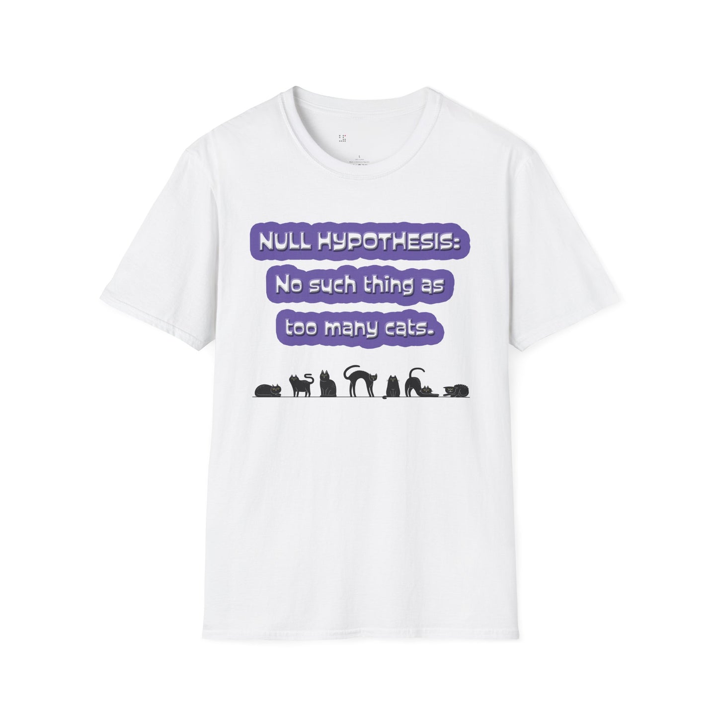 GeekWear Cat Null Hypothesis T-Shirt