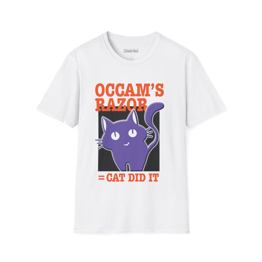 GeekWear Cat Occam's Razor T-Shirt