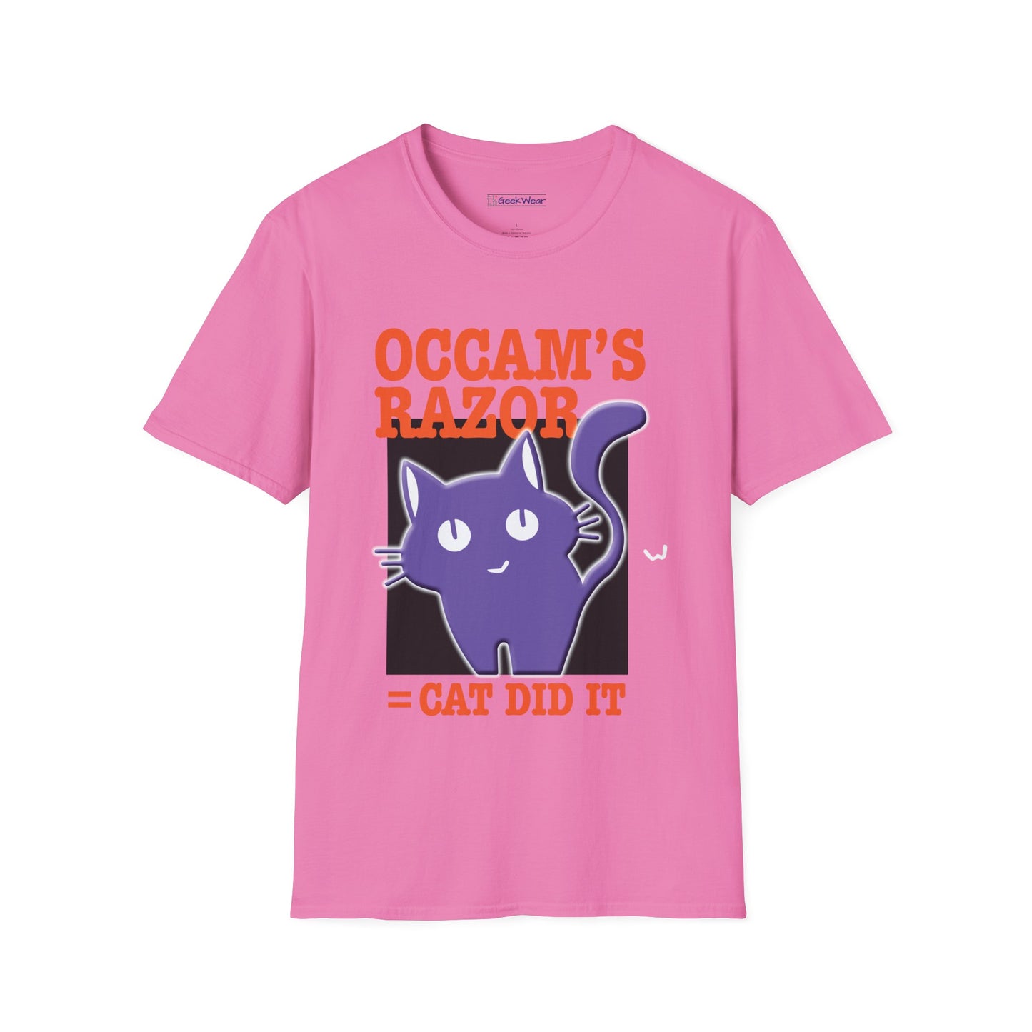 GeekWear Cat Occam's Razor T-Shirt