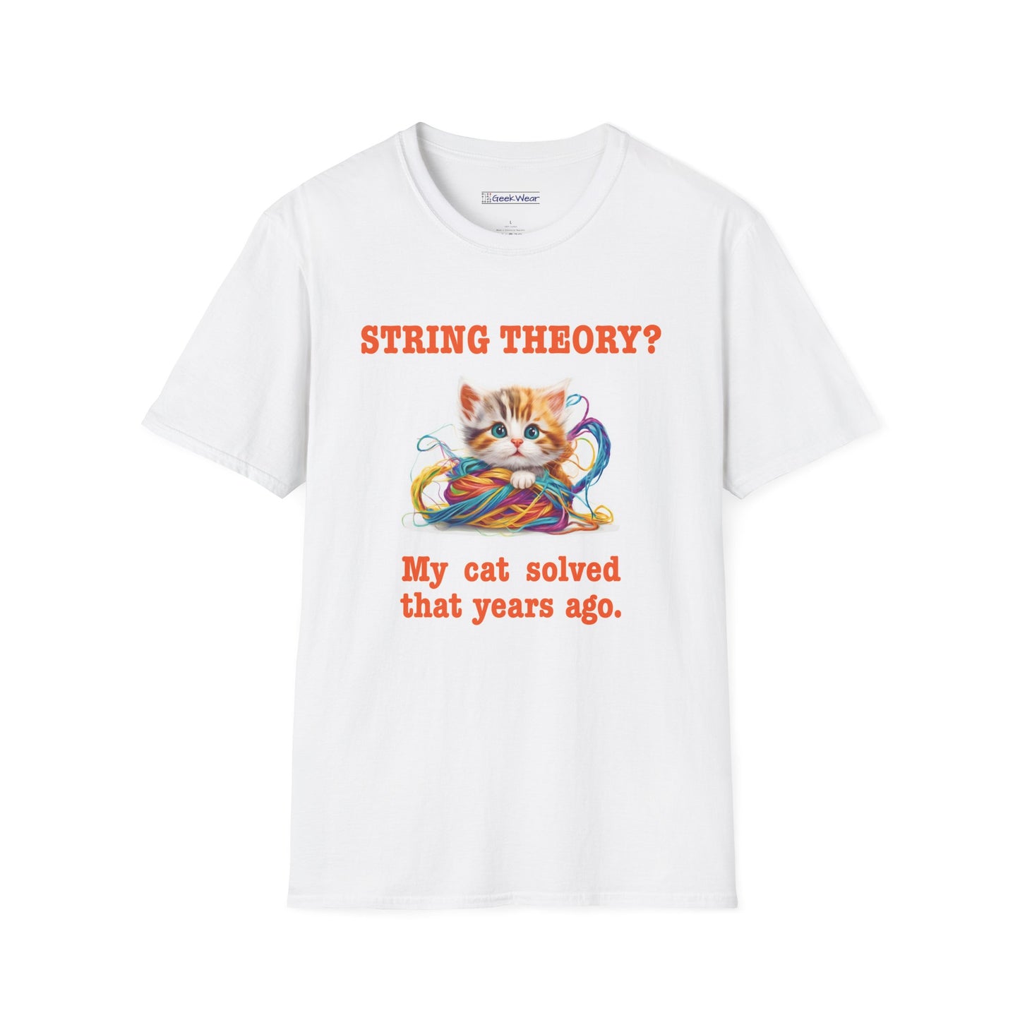 GeekWear Cat String Theory T-Shirt