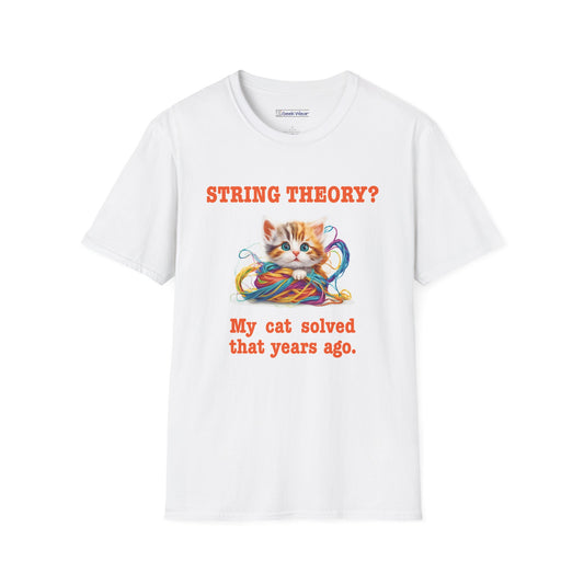 GeekWear Cat String Theory T-Shirt