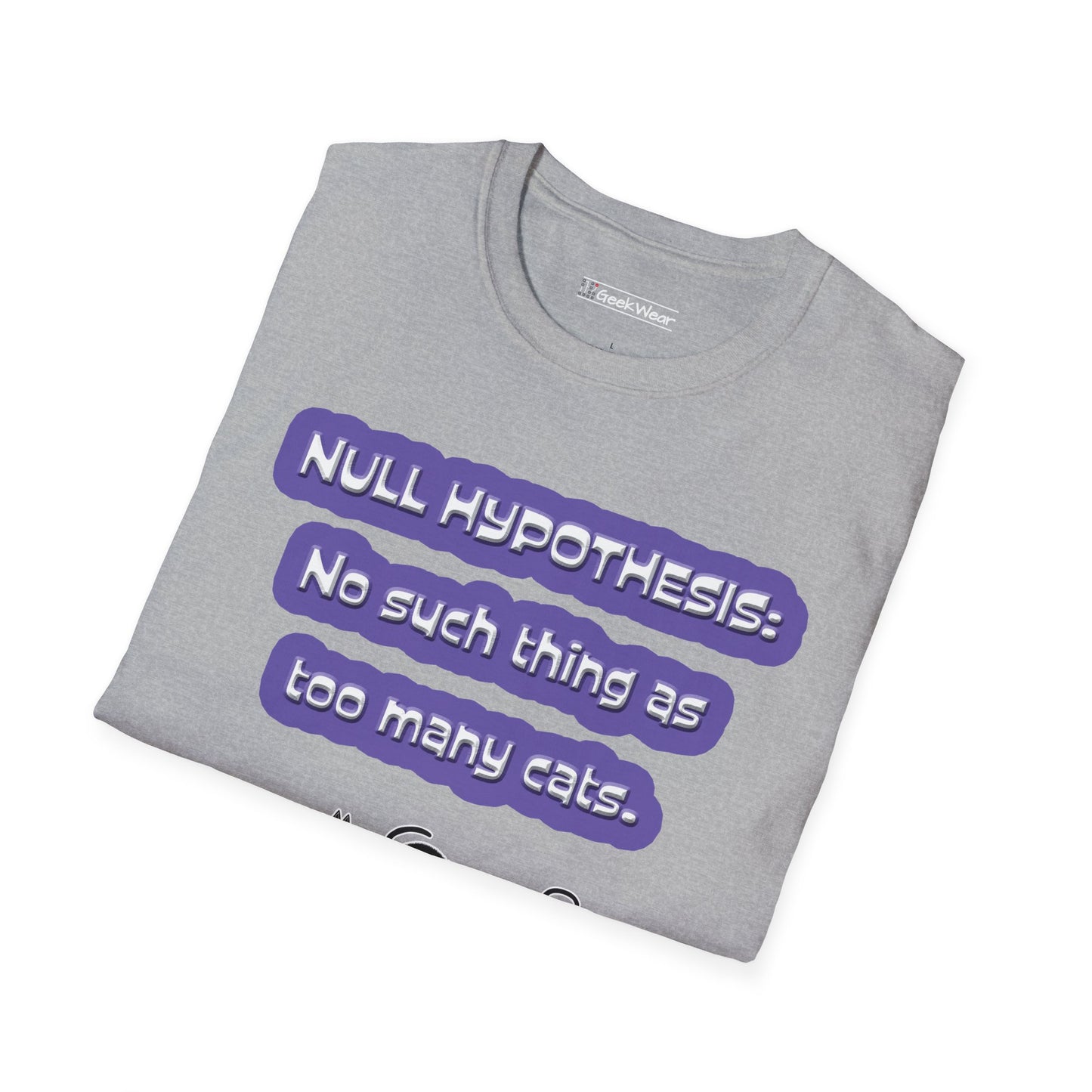 GeekWear Cat Null Hypothesis T-Shirt