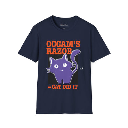 GeekWear Cat Occam's Razor T-Shirt