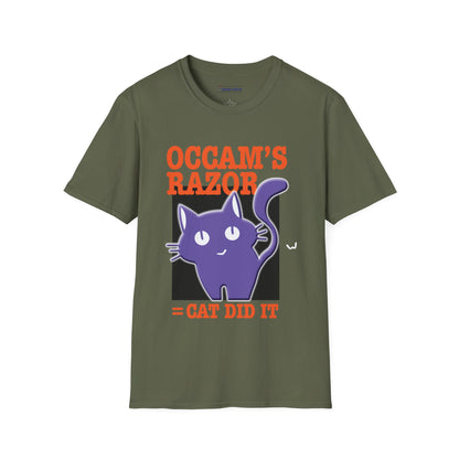 GeekWear Cat Occam's Razor T-Shirt