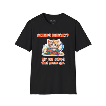 GeekWear Cat String Theory T-Shirt