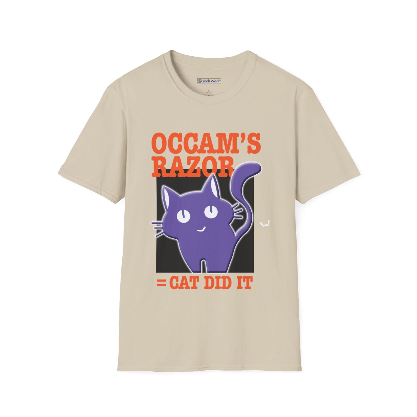 GeekWear Cat Occam's Razor T-Shirt