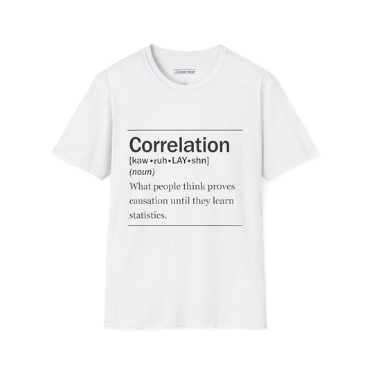 GeekWear Definitions Correlation T-Shirt