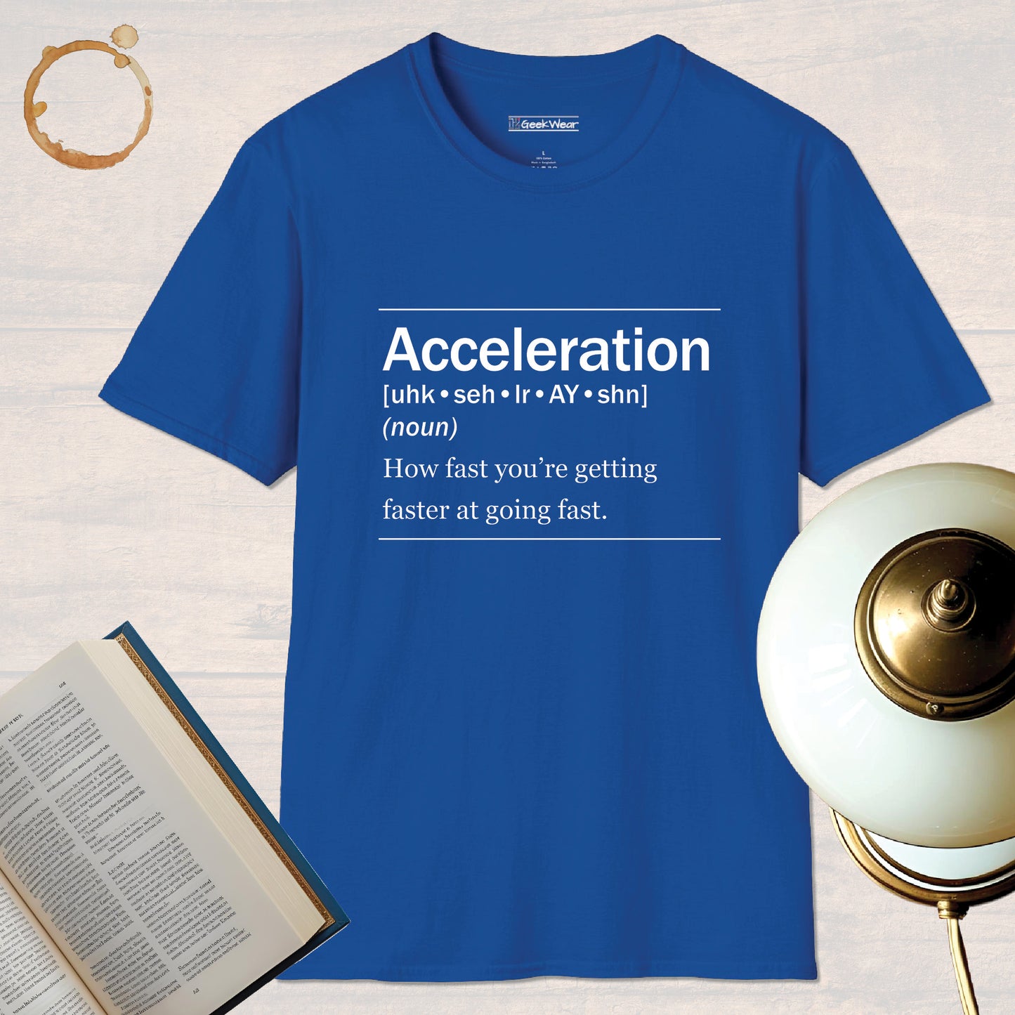 GeekWear Definitions Acceleration T-Shirt
