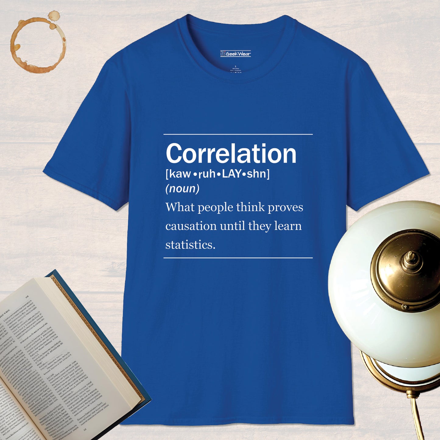 GeekWear Definitions Correlation T-Shirt