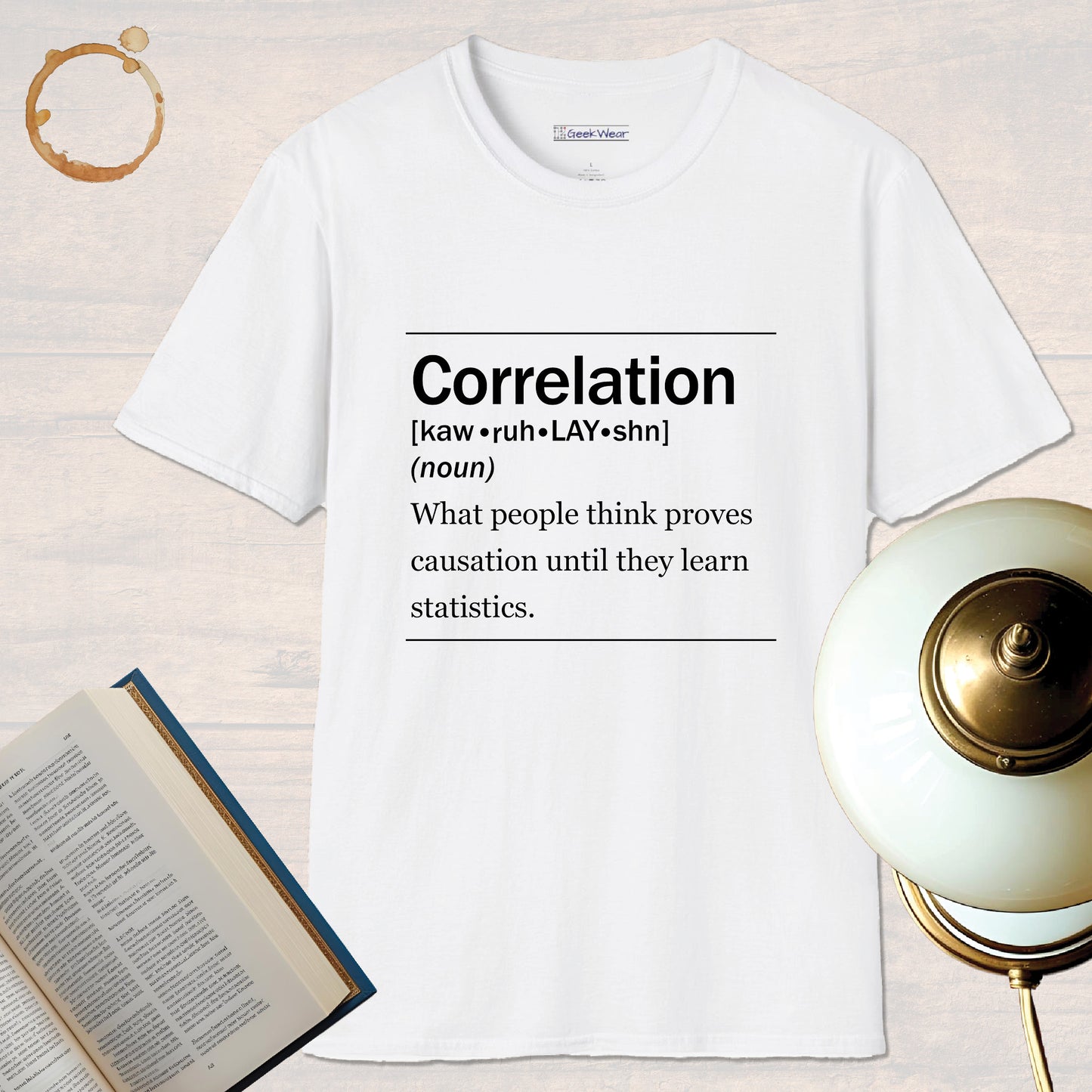 GeekWear Definitions Correlation T-Shirt