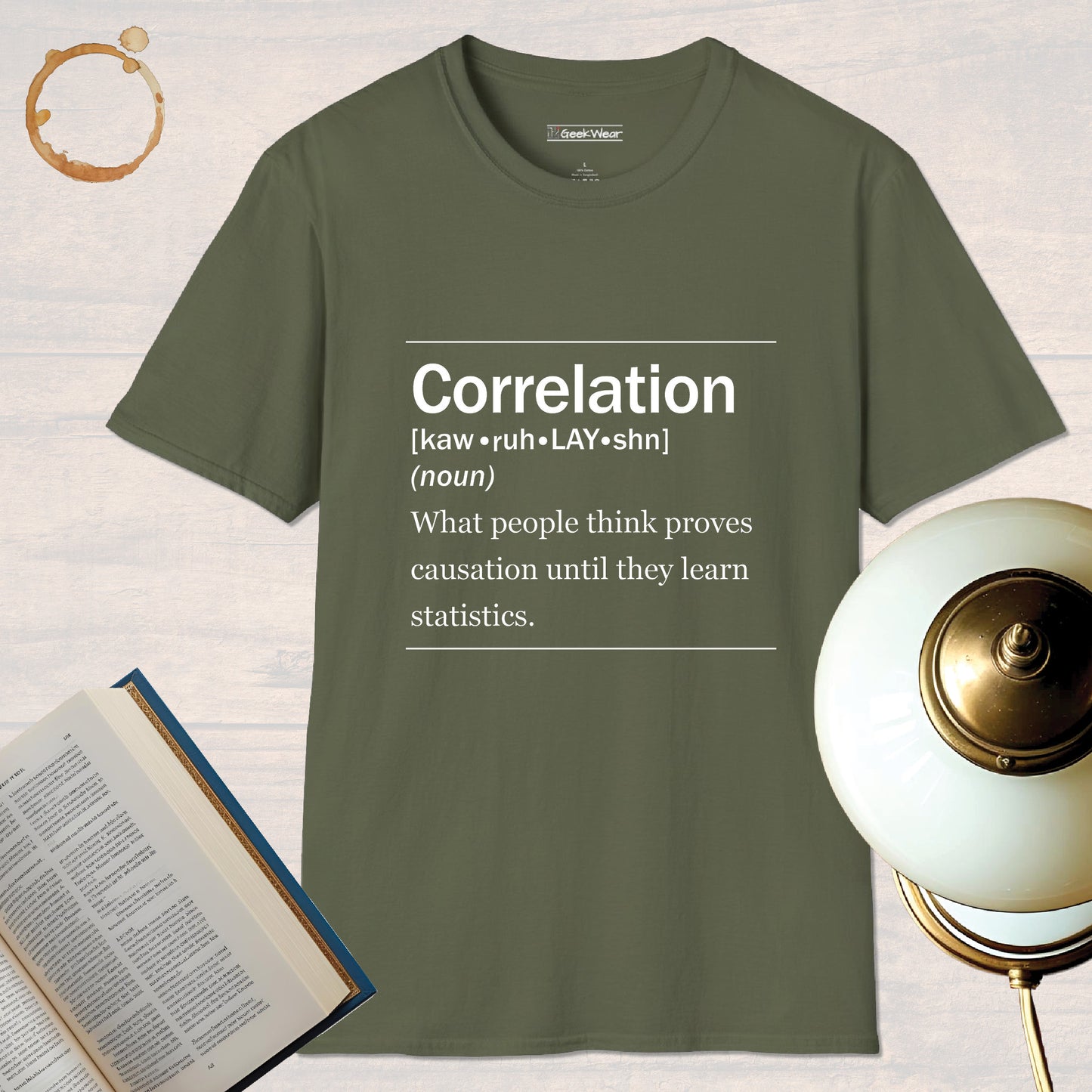 GeekWear Definitions Correlation T-Shirt