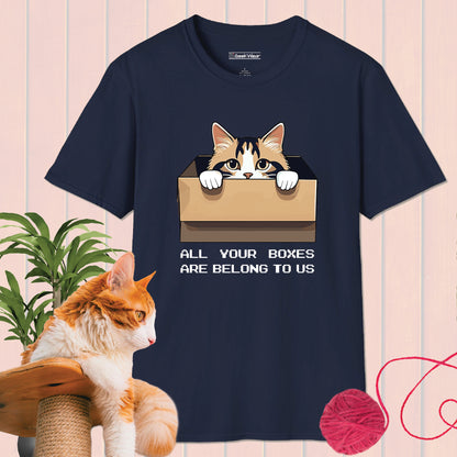 GeekWear Cat Boxes T-Shirt