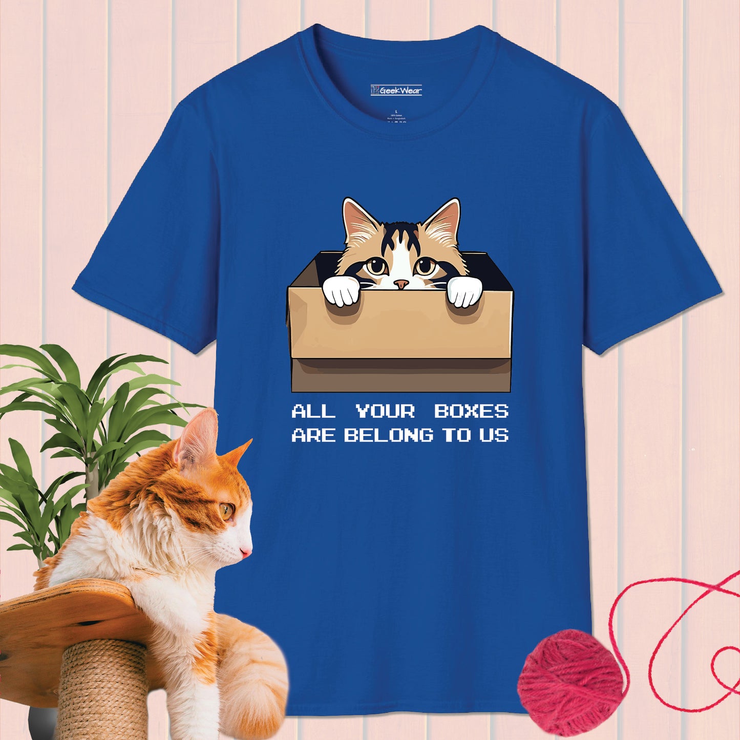 GeekWear Cat Boxes T-Shirt