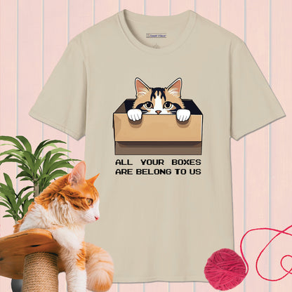 GeekWear Cat Boxes T-Shirt