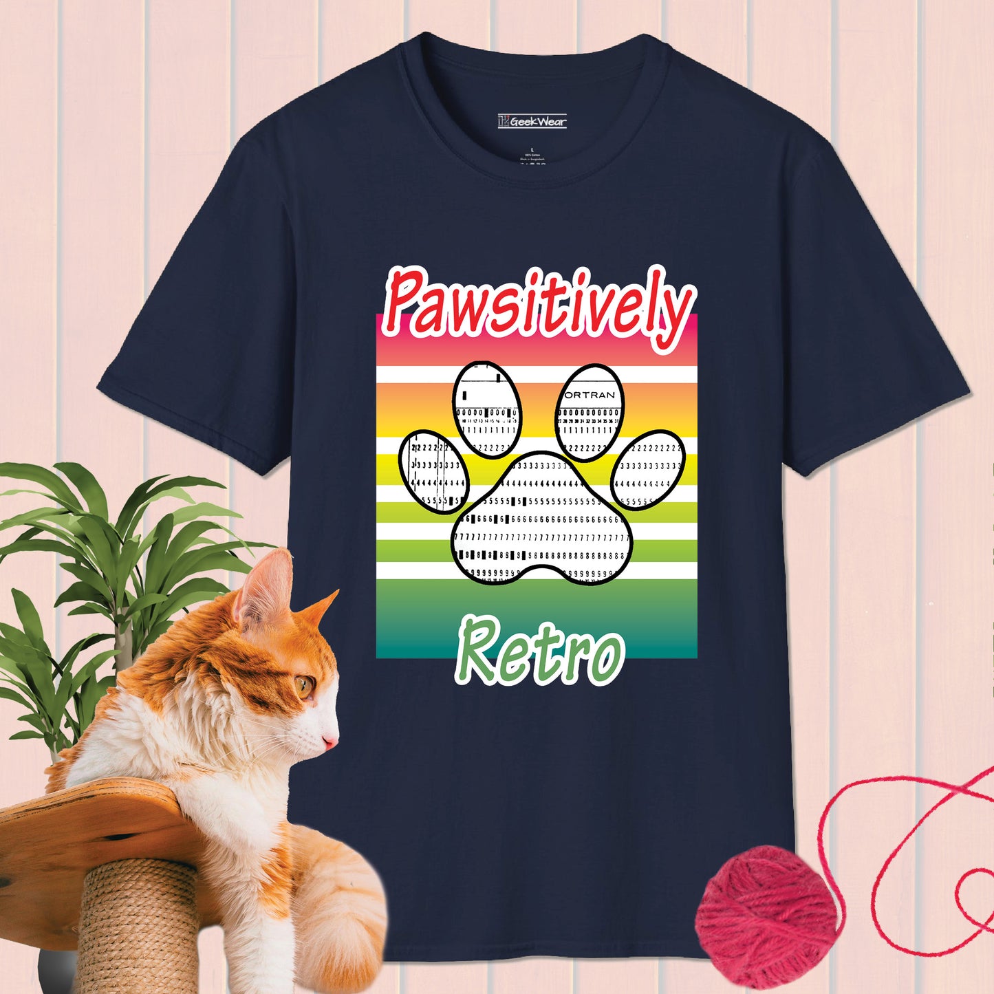 GeekWear Cat Pawsitively T-Shirt