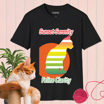 GeekWear Cat Feline Clarity Style B T-Shirt