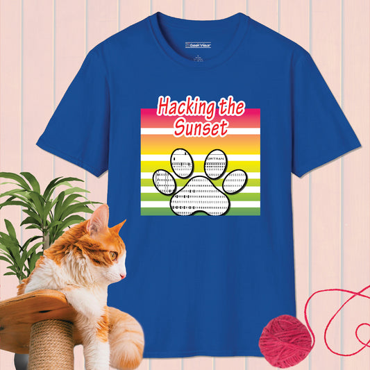 GeekWear Cat Hacking T-Shirt
