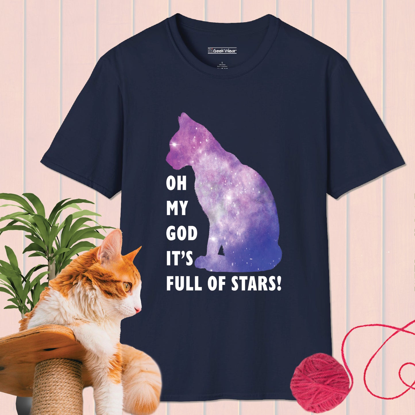 GeekWear Cat Stars T-Shirt