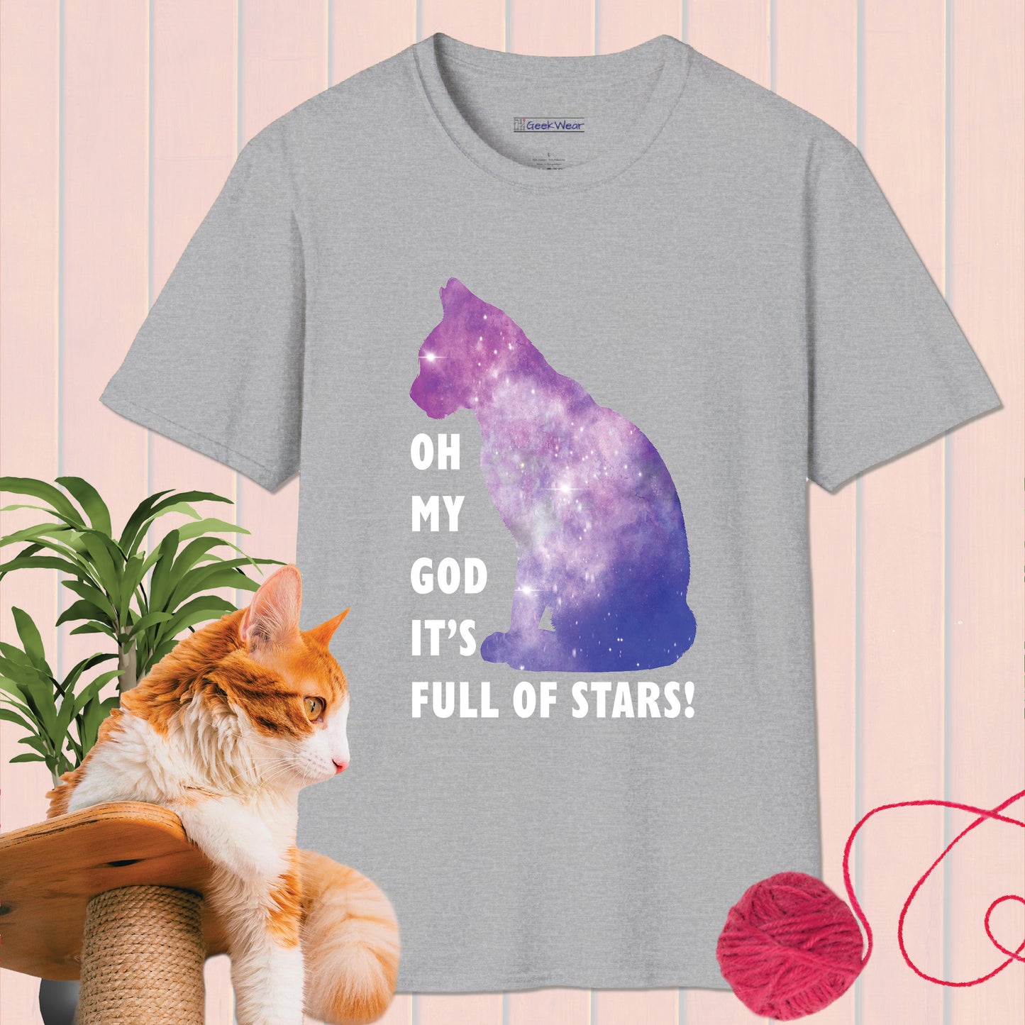 GeekWear Cat Stars T-Shirt