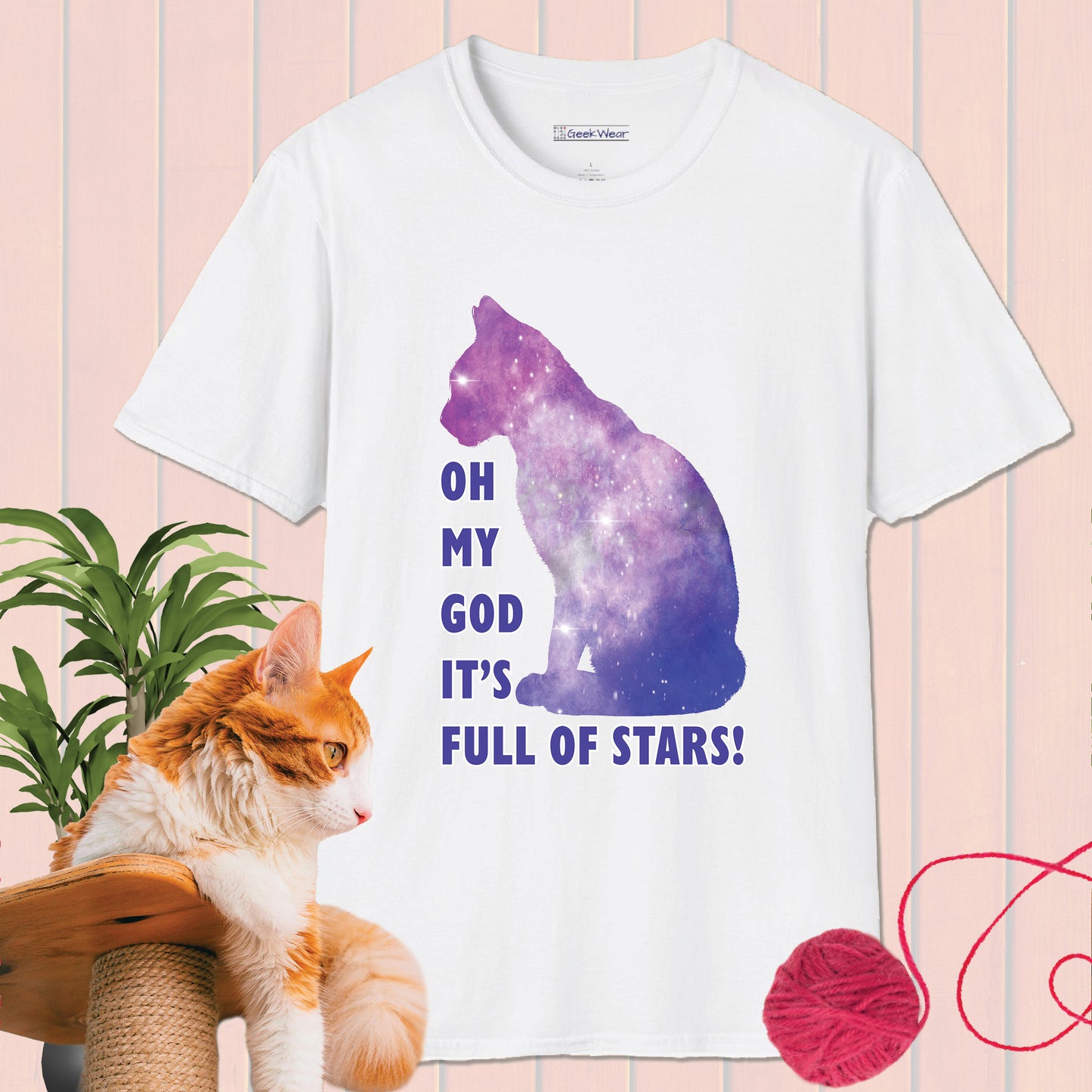 GeekWear Cat Stars T-Shirt