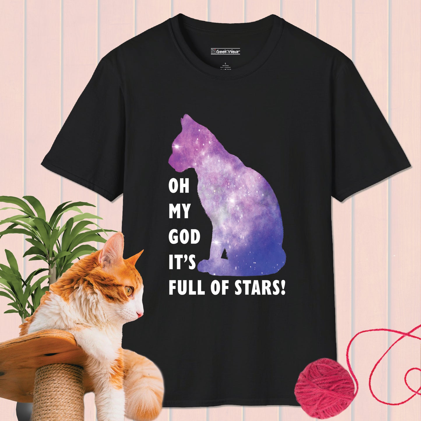 GeekWear Cat Stars T-Shirt