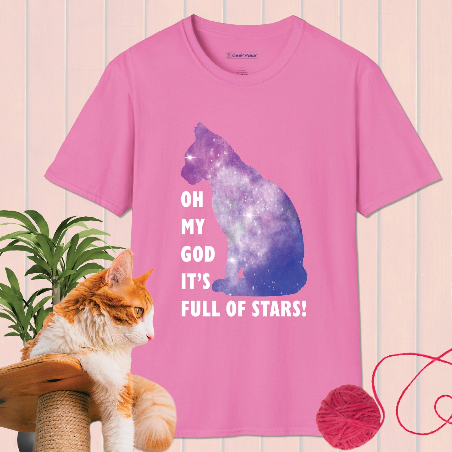 GeekWear Cat Stars T-Shirt