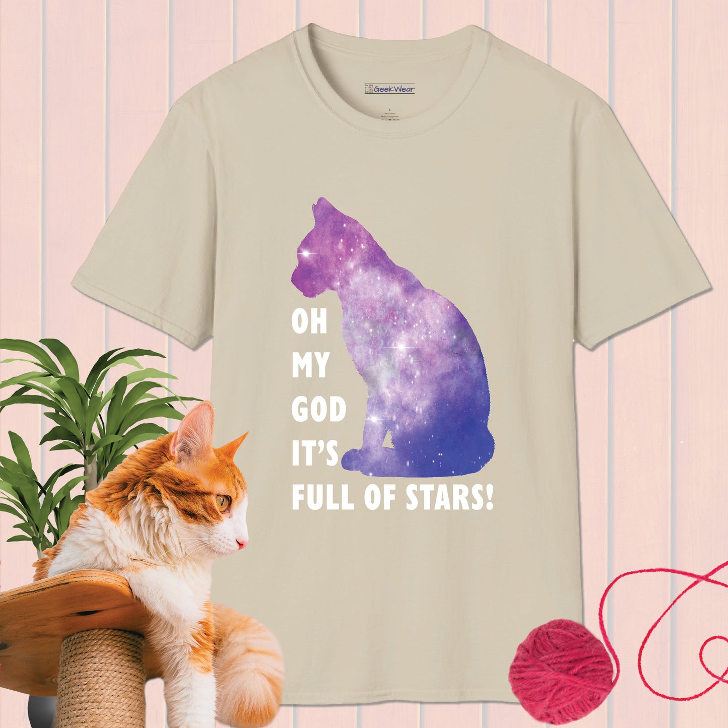 GeekWear Cat Stars T-Shirt