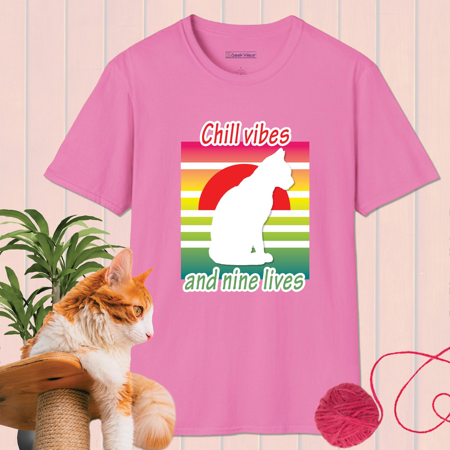 GeekWear Cat Chill T-Shirt