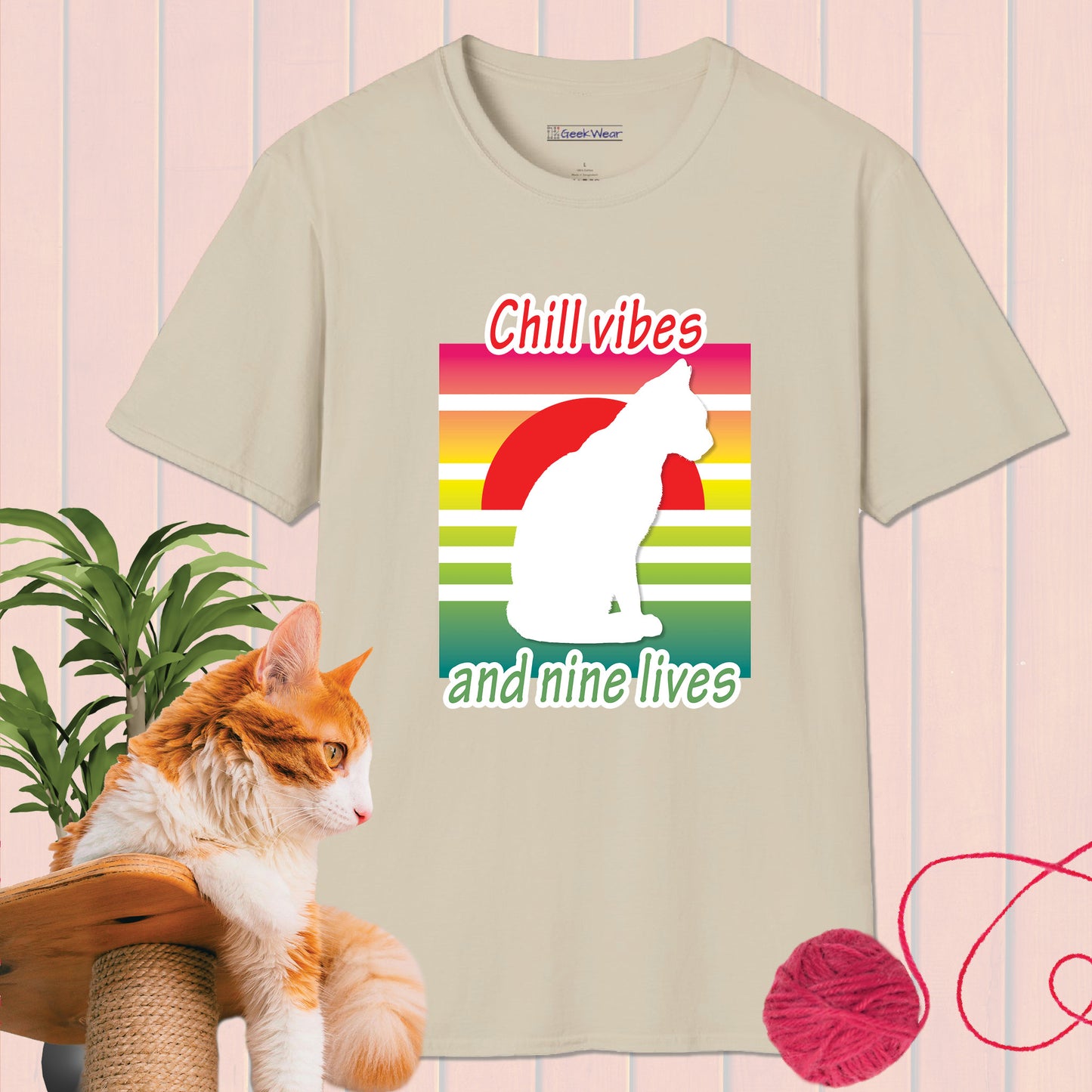 GeekWear Cat Chill T-Shirt