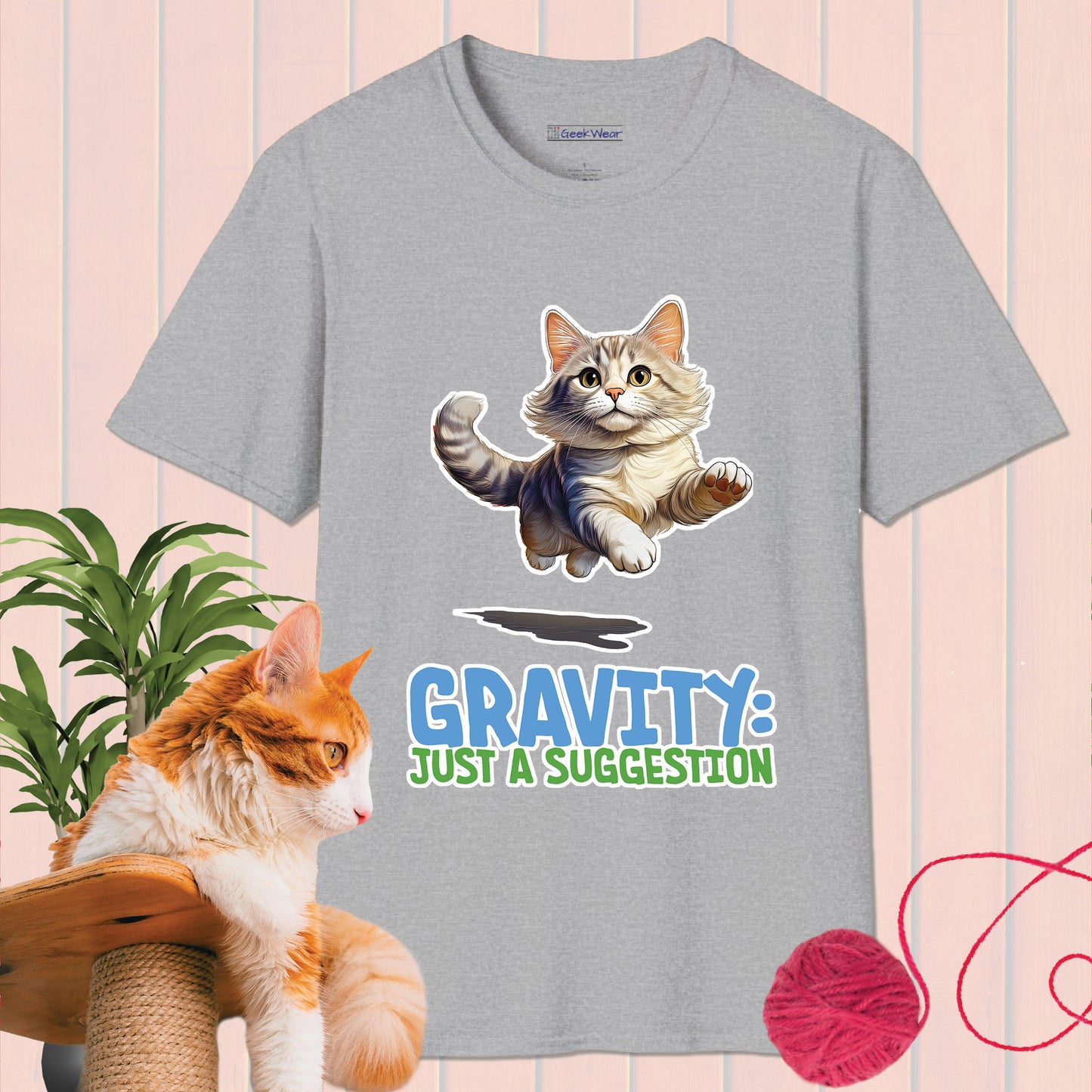 GeekWear Cat Gravity T-Shirt