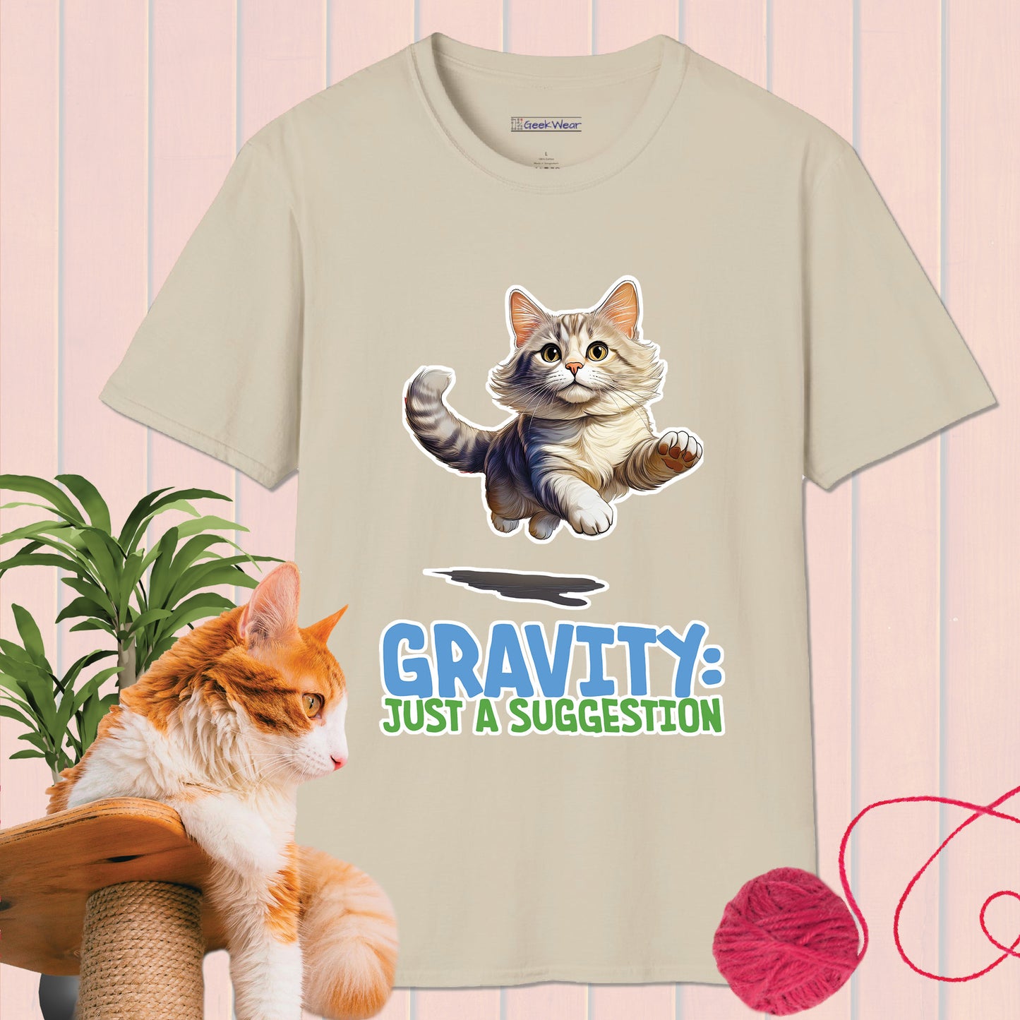 GeekWear Cat Gravity T-Shirt